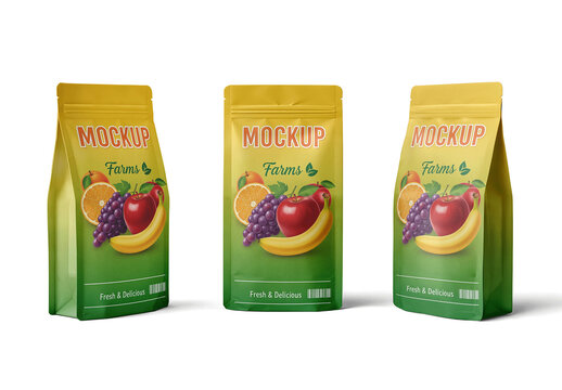 Packaging Standup Pouch Mockup