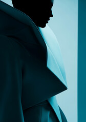 Abstract Color-Driven Fashion Editorial Portraits in Studio