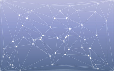 Abstract Geometric Network with Connected Nodes