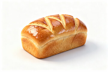 Freshly Baked Loaf of Sweet Bread with Glaze