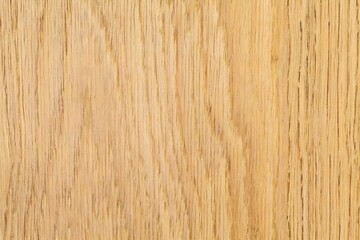 Naklejka premium Smooth Natural Medium Golden Oak Wood Straight Grain Texture Background