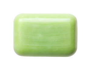 solid rectangular  green soap