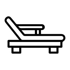 Chaise Lounge Icon