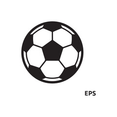 Obraz premium Classic Soccer Ball Icon Vector