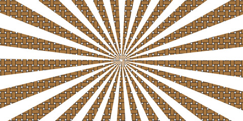 Vibrant abstract background vector featuring a dynamic composition of glowing rays and geometric light bursts © Asad Shahbaz