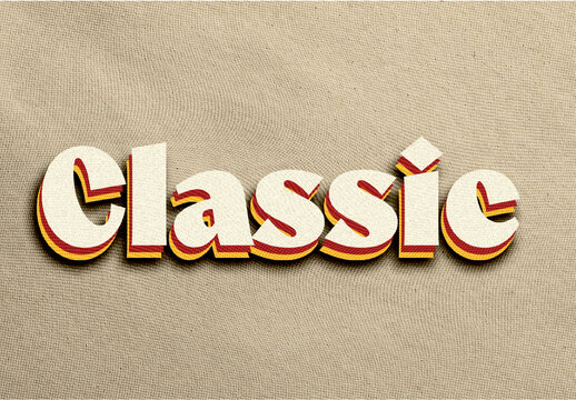 Beige Sand  Retro Printing Mockup