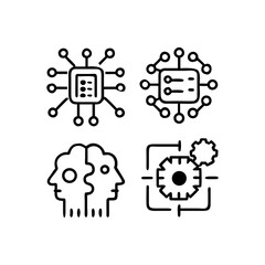 Innovative technology and artificial intelligence concepts