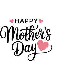 Happy mother's day greetings logo design inspiration
