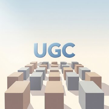Future of Higher Education in India &ndash; UGC Reform Concept Illustration