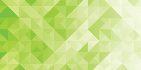 Fototapeta premium Bright Green Geometric Background With Triangles For Modern Design And Digital Projects