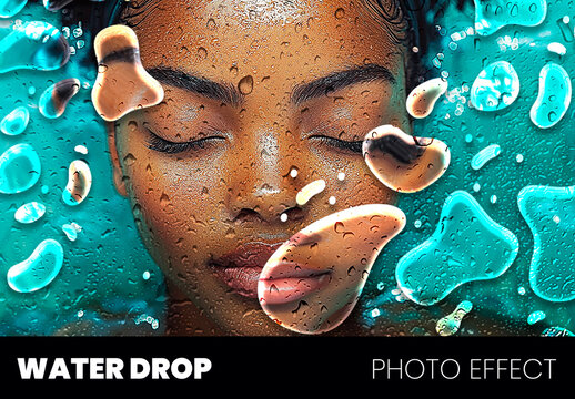 Water Drops Photo Effect
