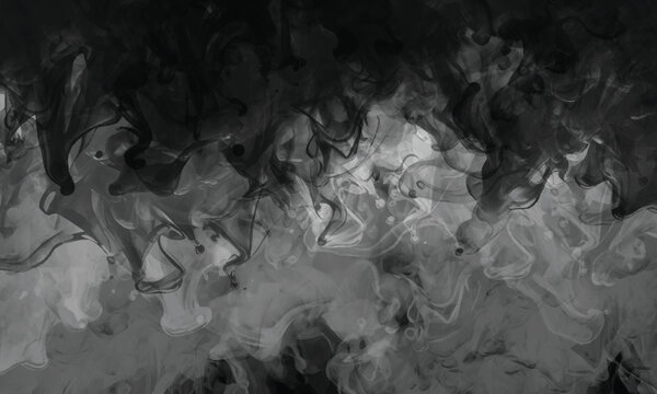 Atmospheric smoke layers forming a minimalist abstract composition