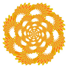 abstract orange background