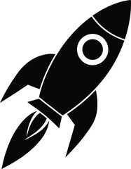 Fototapeta premium rocket on white background