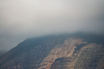 Beautiful Italian landscape during sightseeing and travel exploration