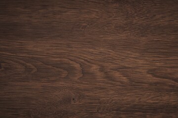 Fototapeta premium natural medium dark rich brown oak wood wavy grain plank floor texture seamless background