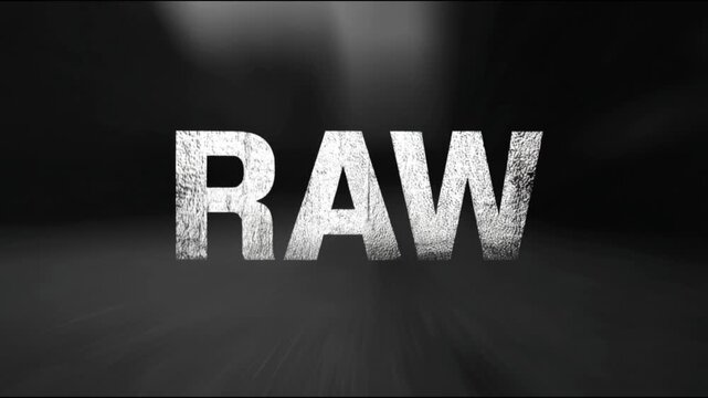 Powerful Textured Word Art Conveying Raw and Unfiltered Essence with Gritty Aesthetic