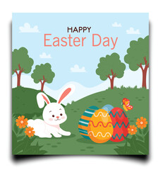 poster happy easter day 