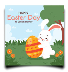 poster happy easter day 