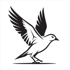 Obraz premium dove of peace vector