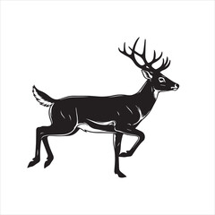 Obraz premium deer vector illustration