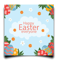 poster happy easter day 