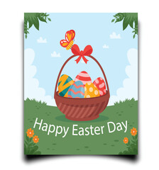 poster happy easter day 