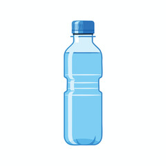 Naklejka premium Plastic Water Bottle