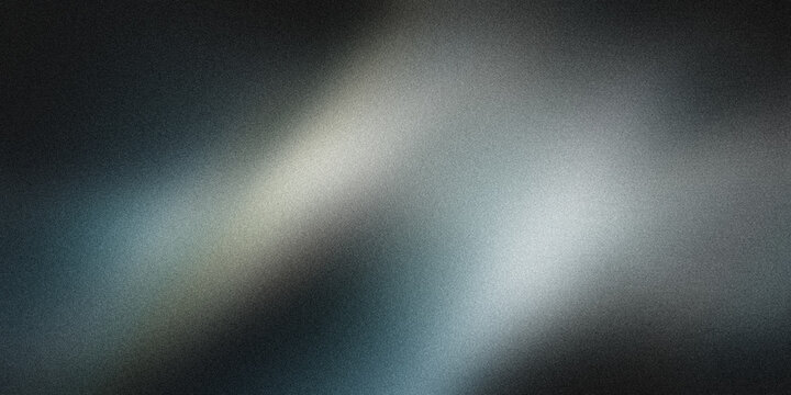 Abstract noisy grain gradient background with cinematic blur