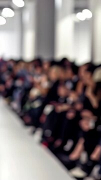 Auf dem Catwalk