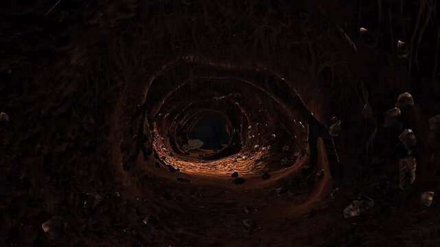 uropean mole creates extensive underground tunnels with nest and food chambers for living and foraging.