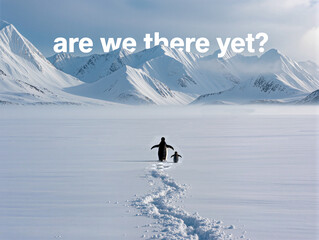 penguin are we there yet concept