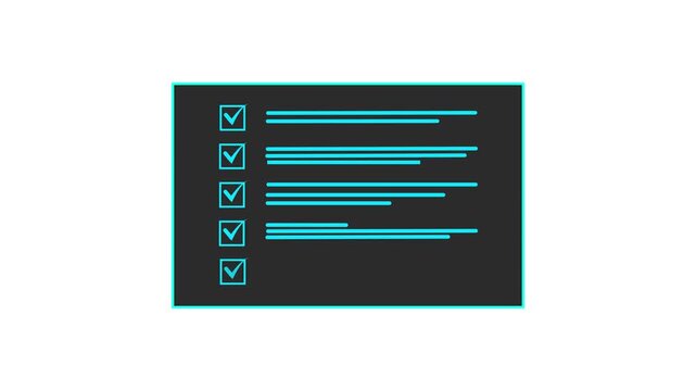 Document and Taking an assessment, questionnaire, evaluation, online survey online exam Choosing the right answer in exam by filling out the online survey form, digital testing workflow