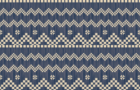 Seamless geometric ethnic pattern. Native American ethnic design, Southwestern decor design for background, curtain, carpet, wallpaper, clothing, wrapping, Batik.