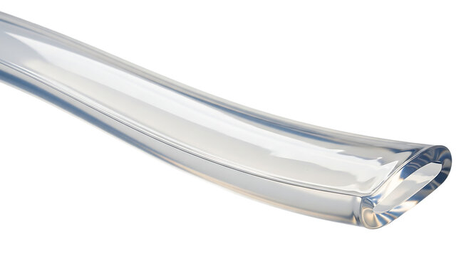 Single strip of liquid silicone translucent and flexible