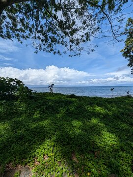 a beautiful view on the ternate island