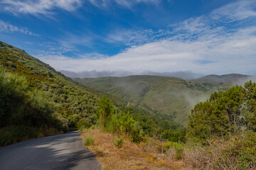 Mountain landscape in Montalegre