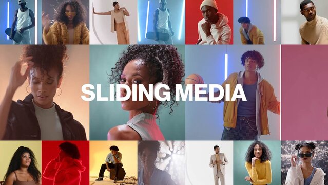 Sliding Media Squares