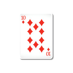 Obraz premium poker playing card vector