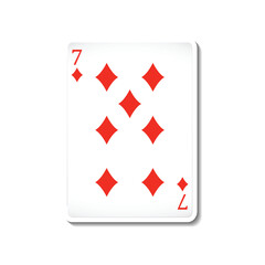 Obraz premium poker playing card vector