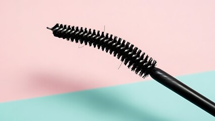 Close-up of a mascara wand