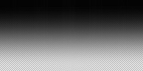 Abstract transparent gradient banner with smooth black fade effect. Minimal rectangular blur transition from light to dark. Vector overlay element for backgrounds, layouts, web design, posters © Loya.art