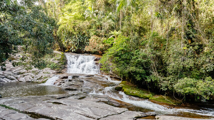 View of the Paraty waterfalls, Rio de Janeiro, Brazil