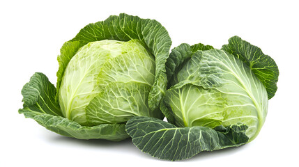 Obraz premium cabbage isolated on white
