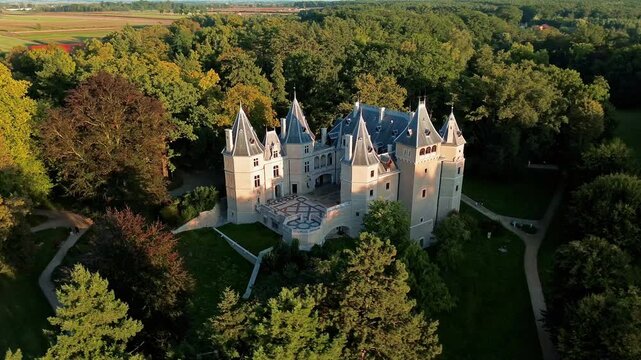 Goluchow Castle in Poland. A charming fairytale castle not far from Poznan. A place where films have been shot.