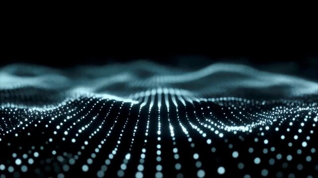 Seamless Loop of Luminous Quantum Dot Fog Spreading Like Ethereal Smoke 4K