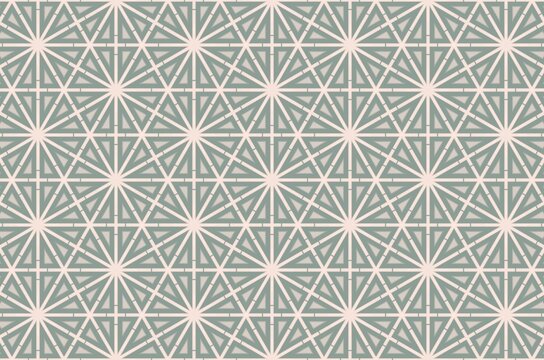 A background pattern of triangles and squares in a light blue and gray color