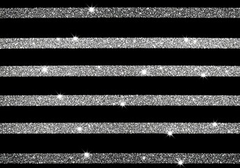A shimmering seamless pattern featuring thick, bold stripes completely covered in tiny reflective silver spangles and glittering dots ,reflective ,background ,luxury