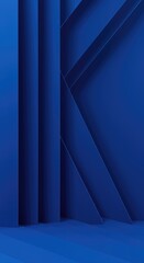 Abstract blue background featuring many parallel layers creating deep structural recession and dynamic geometric patterns suitable for modern design work ,blue ,corporate ,lines