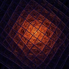 Obraz premium Complex geometric lattice structure forming an intricate grid network. Repetitive design suitable for backgrounds and digital art ,repeating ,web ,lattice